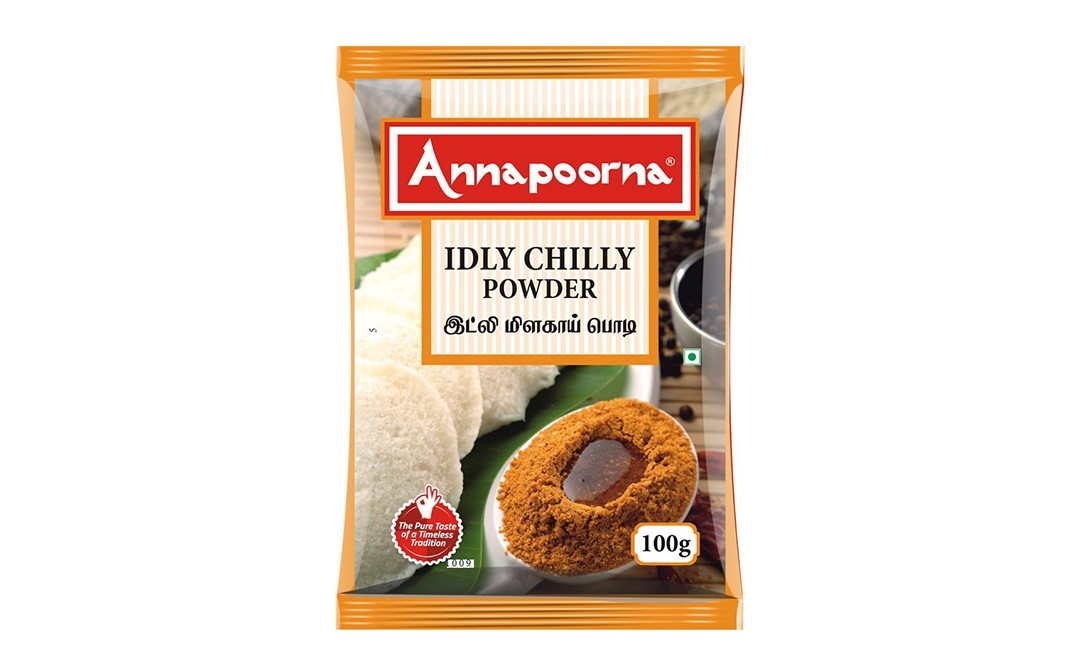 Annapoorna Idly Chilly Powder    Pack  100 grams